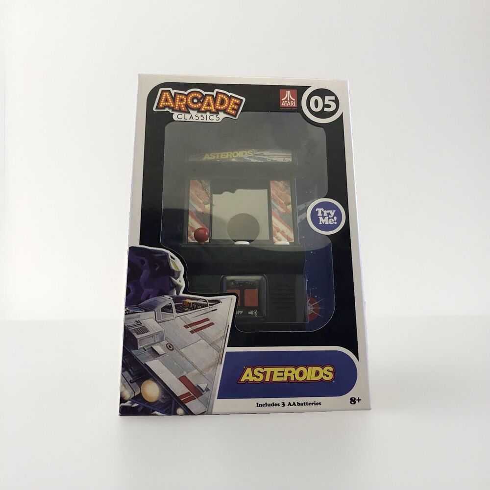 Asteroids Arcade Classics 05 Mini Handheld Atari Arcade Basic Fun 09563 New